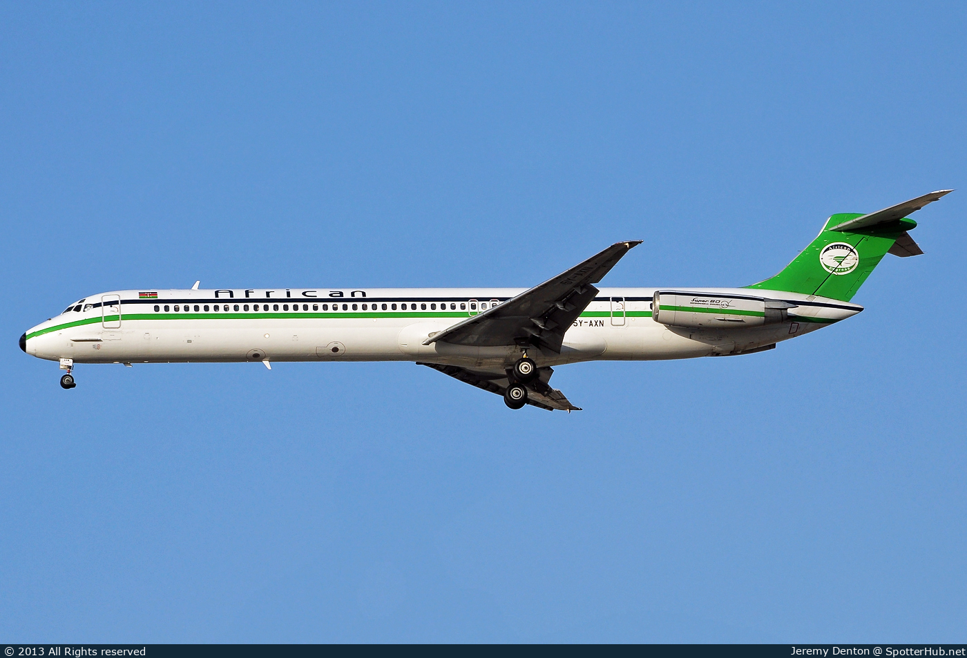 Photo of 5Y-AXN - McDonnell Douglas MD-82 operated by African Express Airways