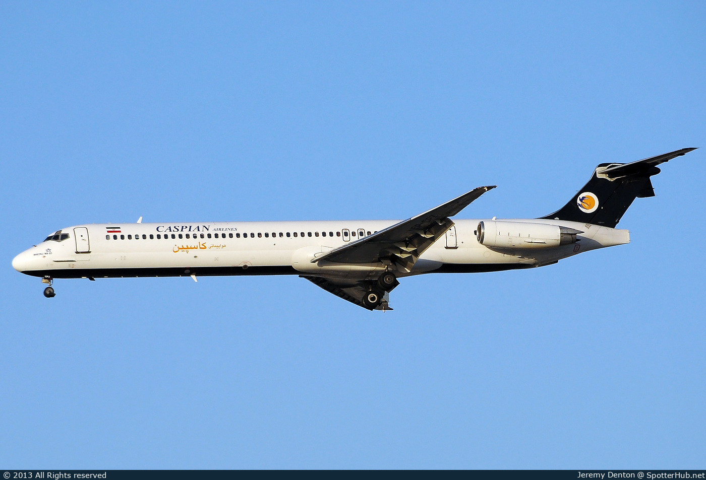 Photo of EP-CPZ - McDonnell Douglas MD-83 operated by Caspian Airlines