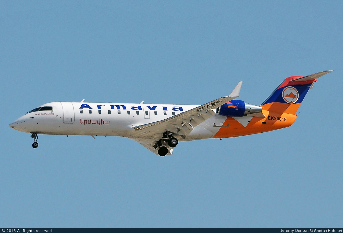 Photo of EK20018 - Bombardier CRJ-200LR operated by Armavia