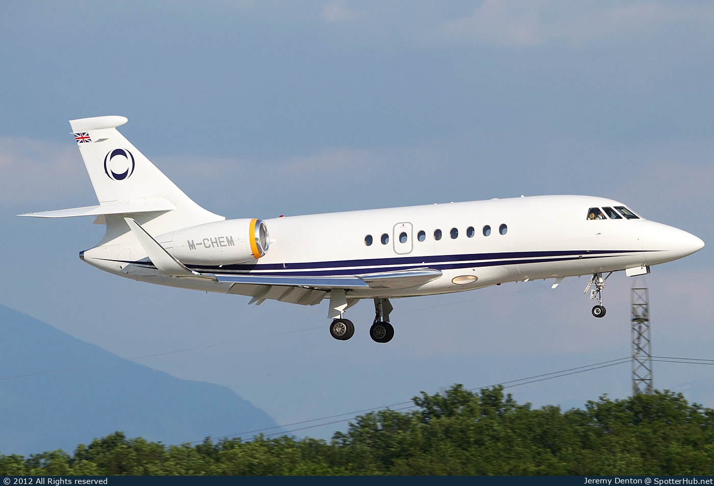 Photo of M-CHEM - Dassault Falcon 2000LX operated by Hampshire Aviation