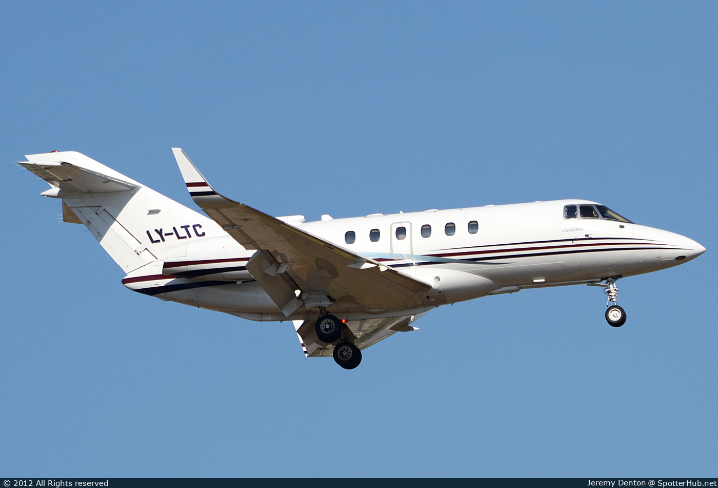 Photo of LY-LTC - Hawker Beechcraft 800XP operated by Charter Jets