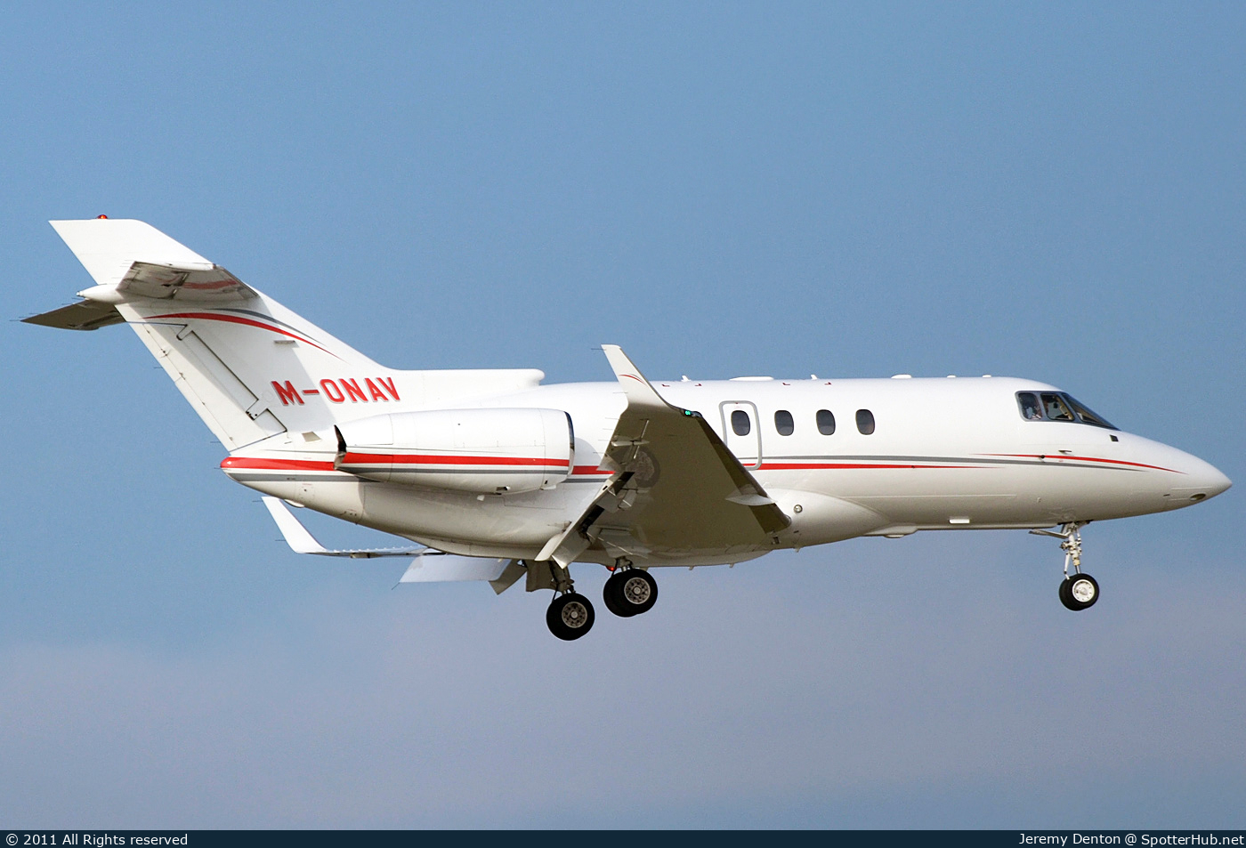 Photo of M-ONAV - Hawker Beechcraft 900XP operated by Private