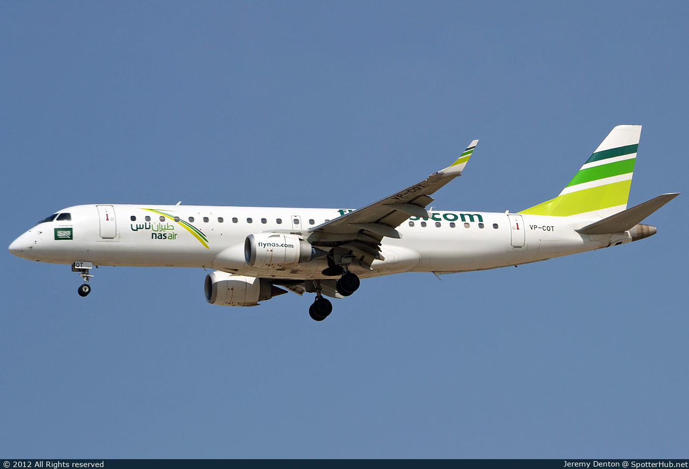 Photo of VP-CQT - Embraer ERJ-190LR operated by Nas Air