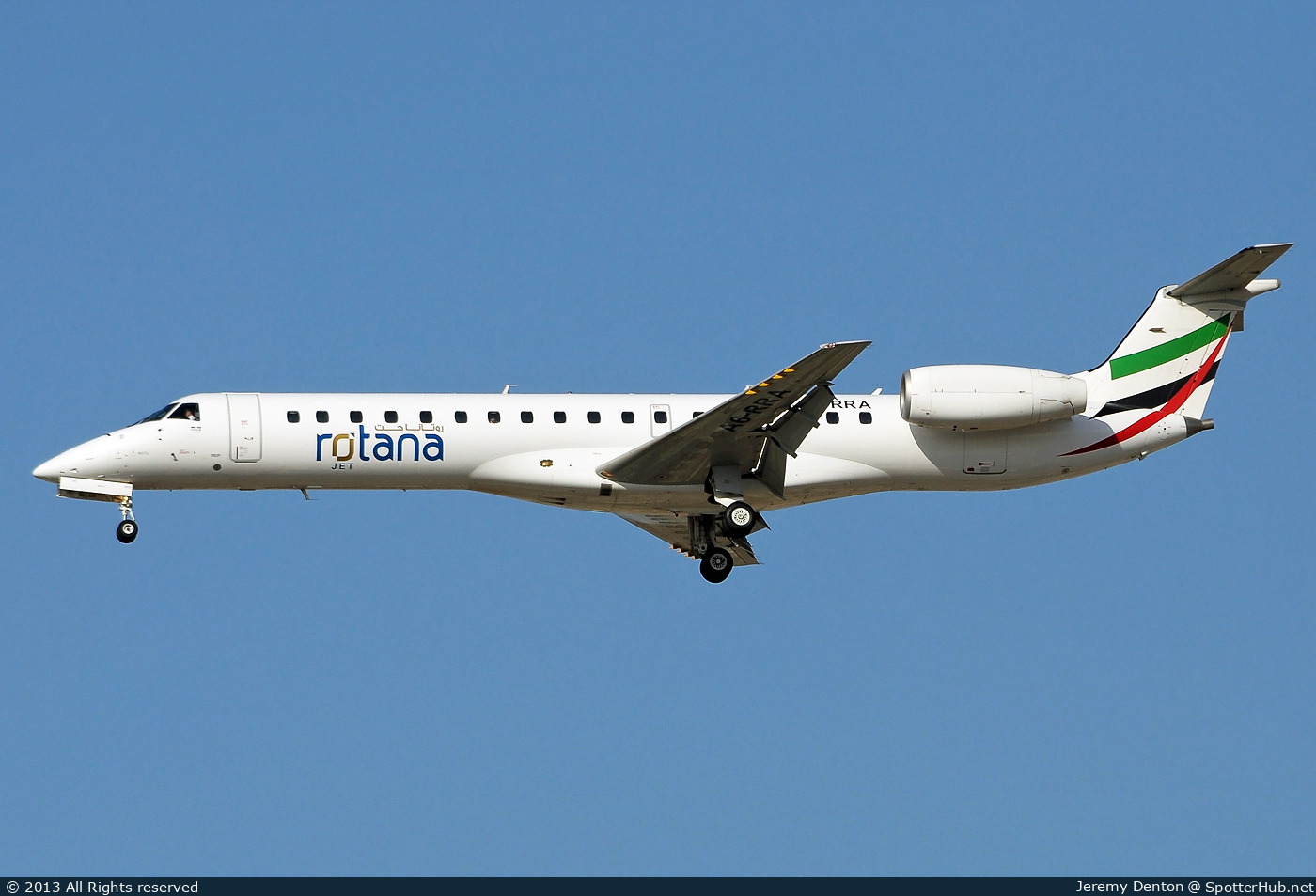 Photo of A6-RRA - Embraer ERJ-145MP operated by Rotana Jet Aviation