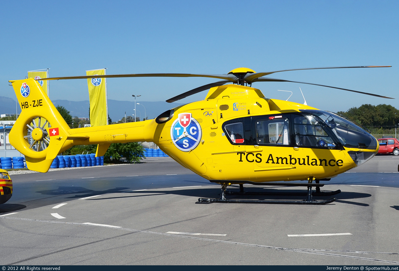Photo of HB-ZJE - Eurocopter EC135 P1 operated by TCS Ambulance