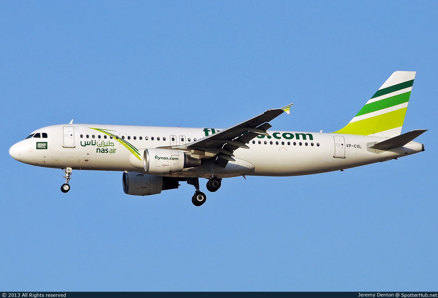 Photo of VP-CXL - Airbus A320-214 operated by Nas Air