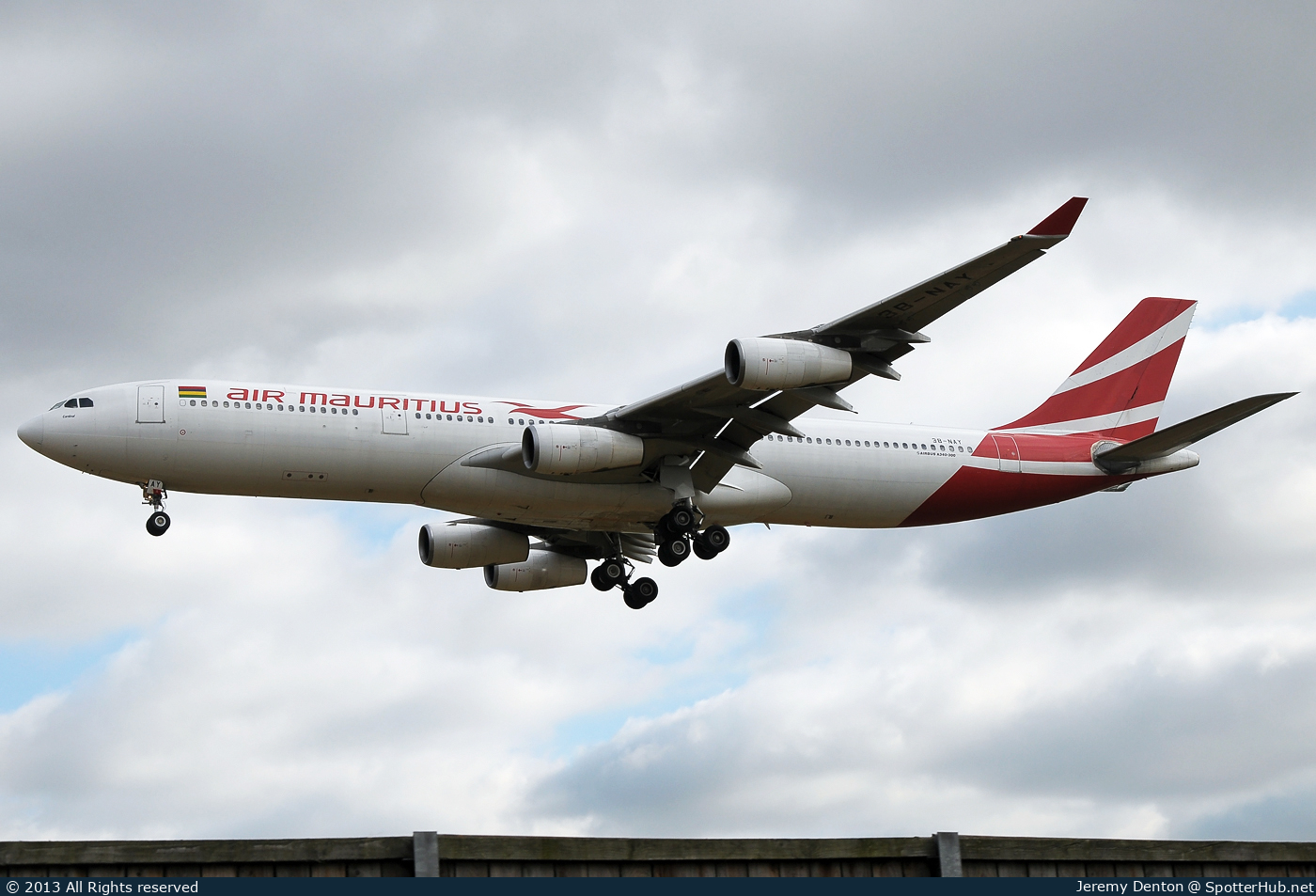 Photo of 3B-NAY - Airbus A340-313 operated by Air Mauritius