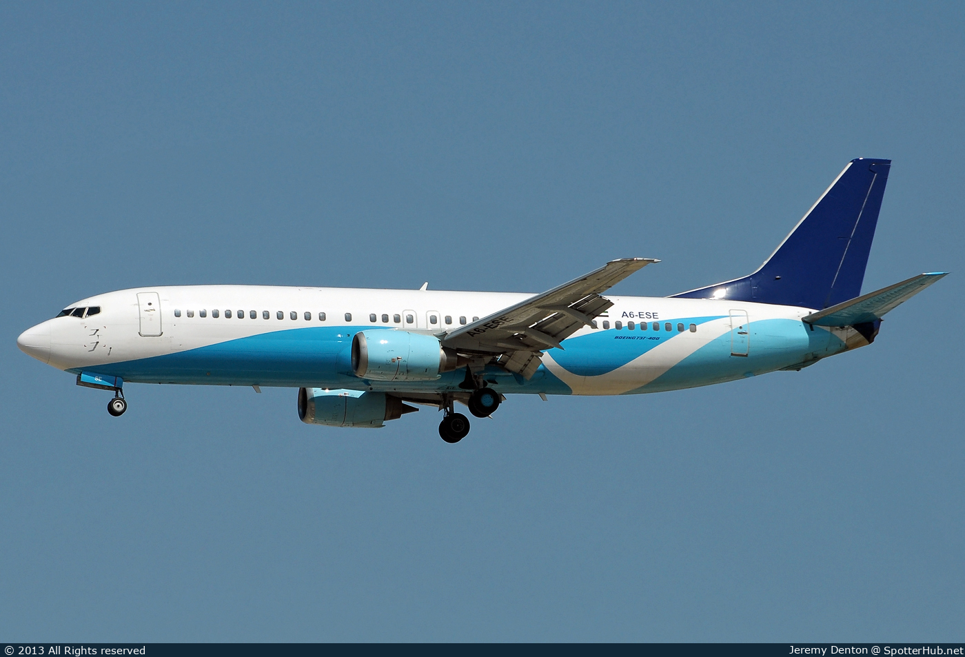 Photo of A6-ESE - Boeing 737-46J operated by Eastern SkyJets