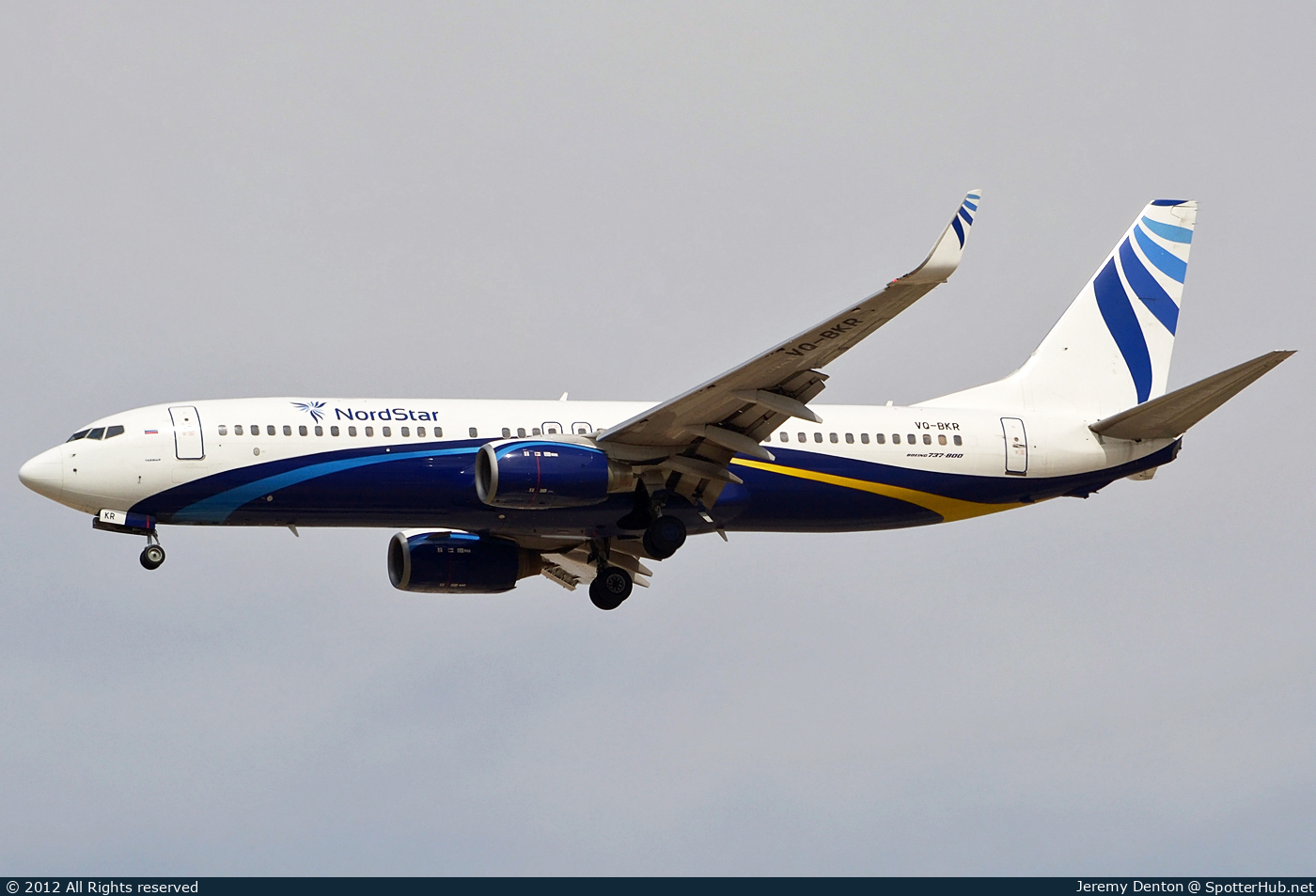 Photo of VQ-BKR - Boeing 737-8AS operated by NordStar