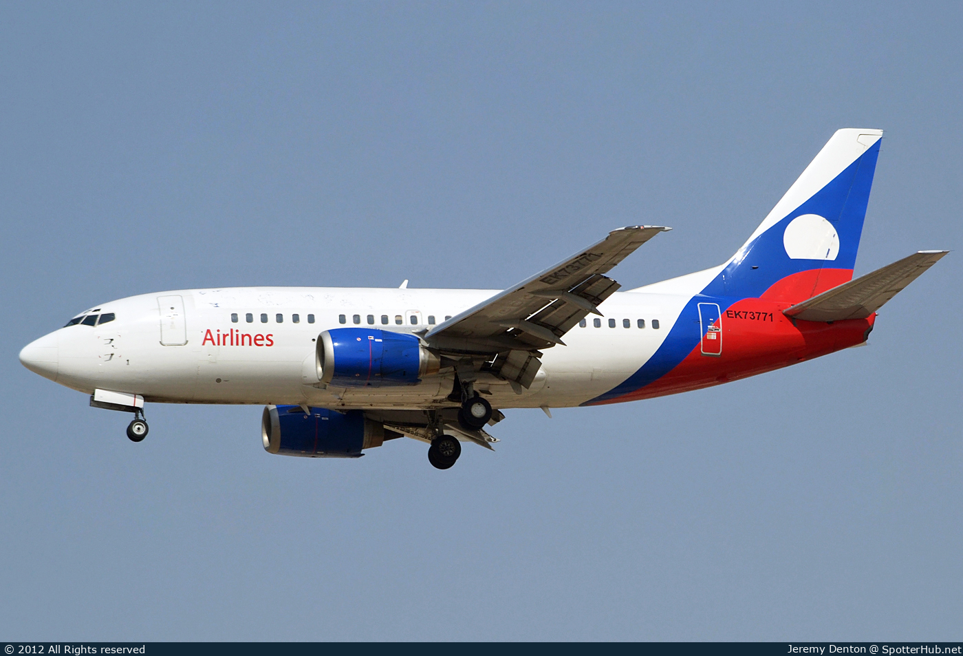 Photo of EK73771 - Boeing 737-55S operated by Armavia