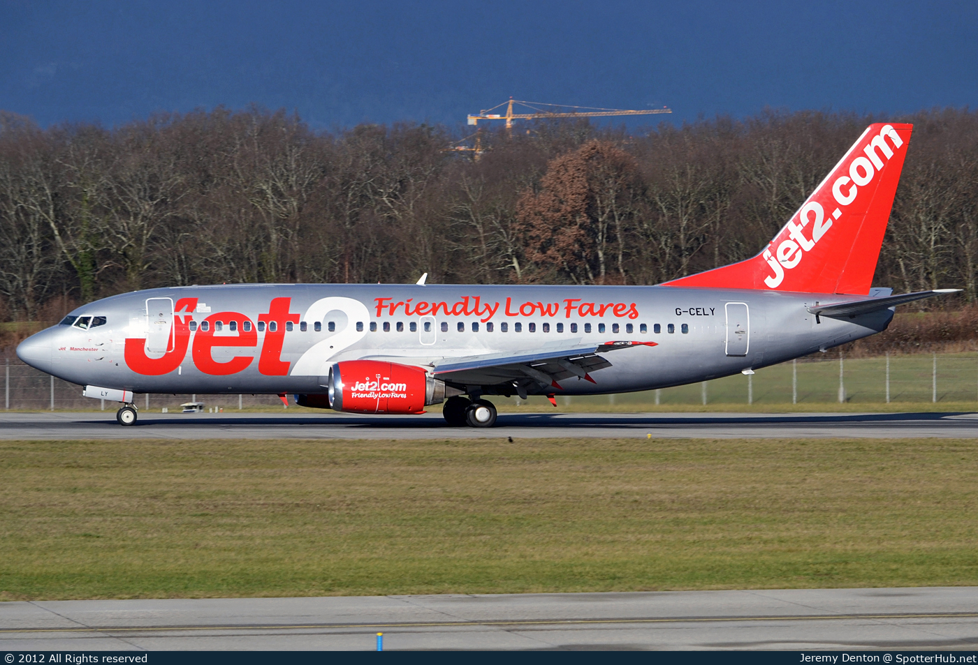 Photo of G-CELY - Boeing 737-377(BDQC) operated by Jet2