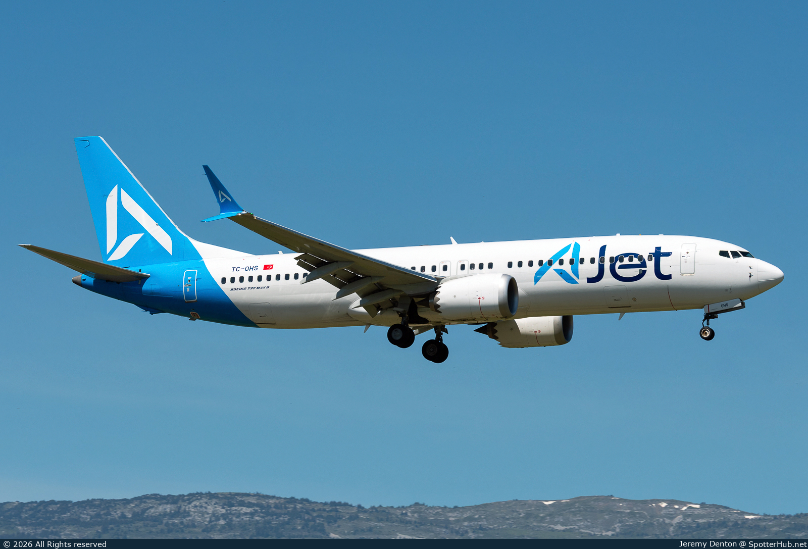 Photo of TC-OHS - Boeing 737 MAX 8 operated by AJet