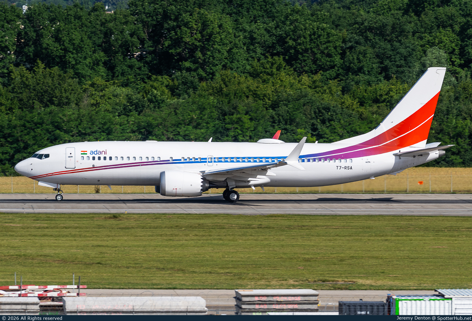 Photo of T7-RSA - Boeing 737 MAX 8(BBJ) operated by Adani Group