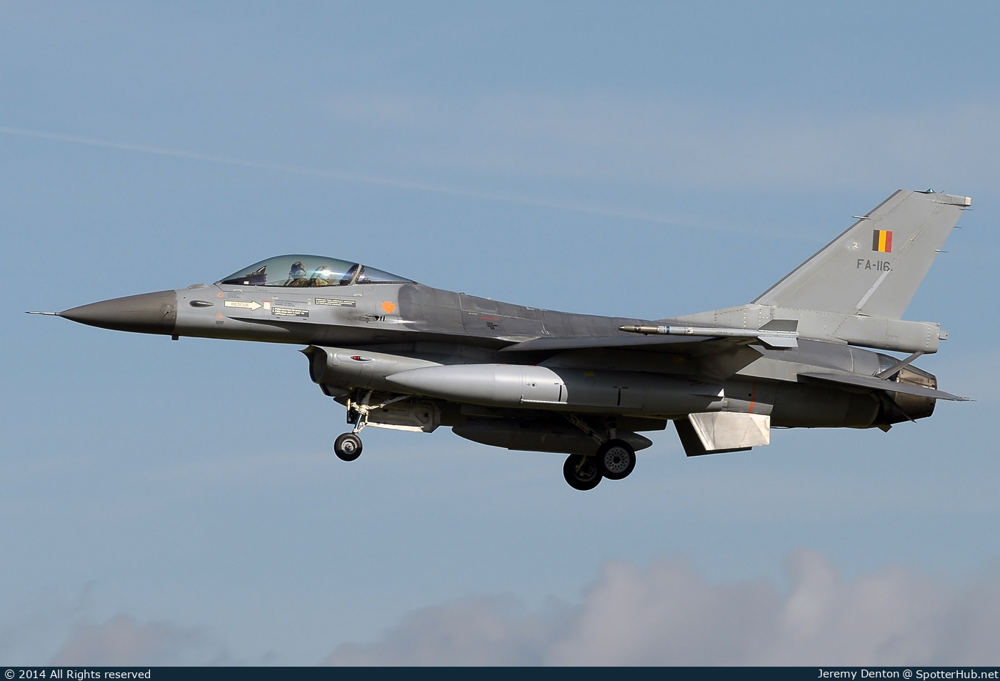 Photo of FA-116 - General Dynamics F-16AM Fighting Falcon operated by Belgian Air Force