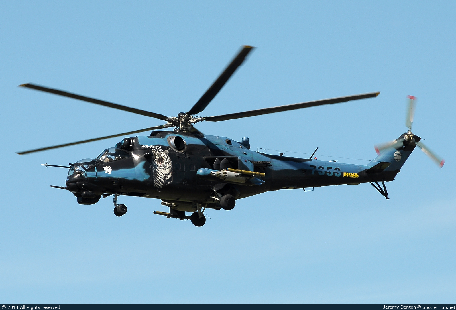 Photo of 7353 - Mil Mi-24V Hind-E operated by Czech Air Force