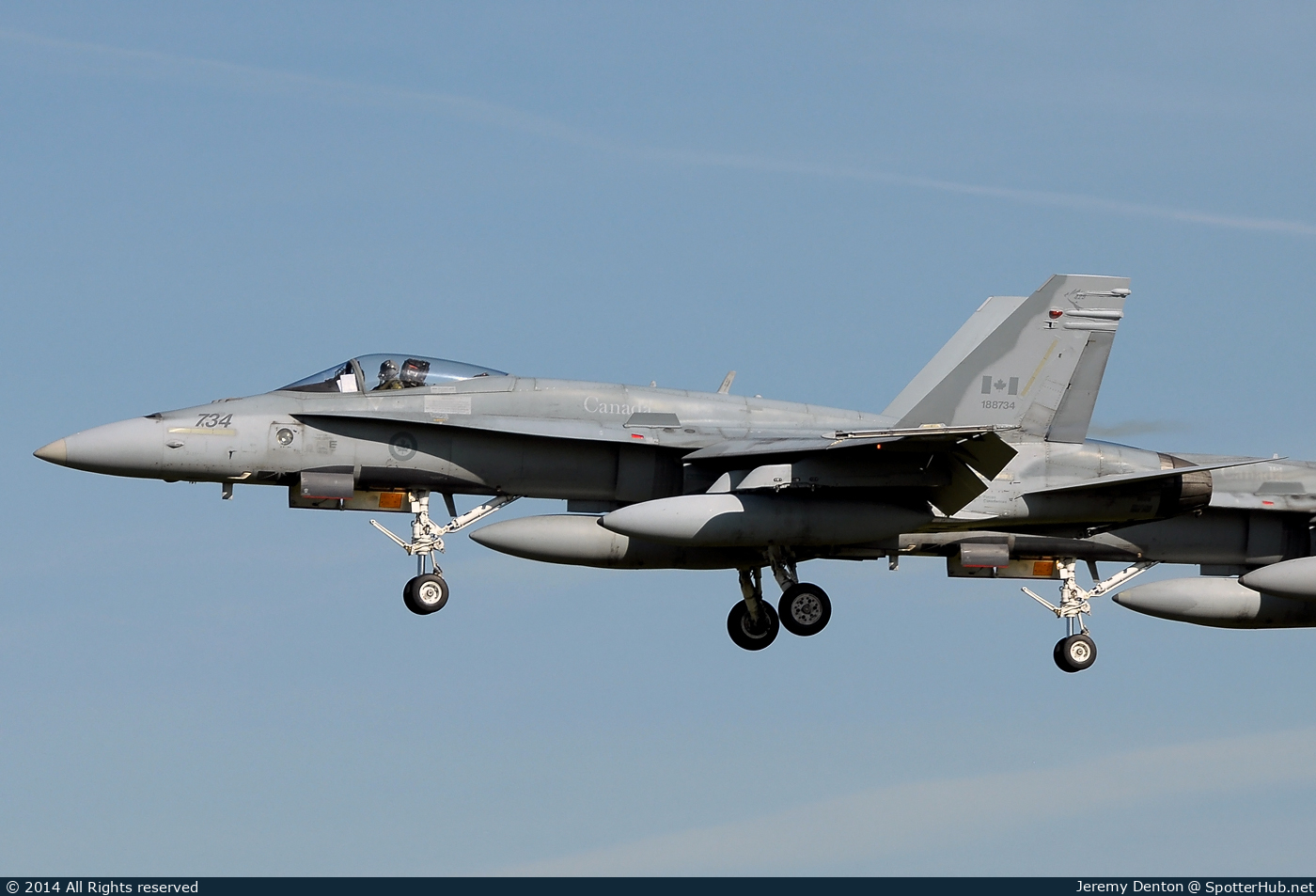 Photo of 188734 - McDonnell Douglas CF-188A Hornet operated by Royal Canadian Air Force
