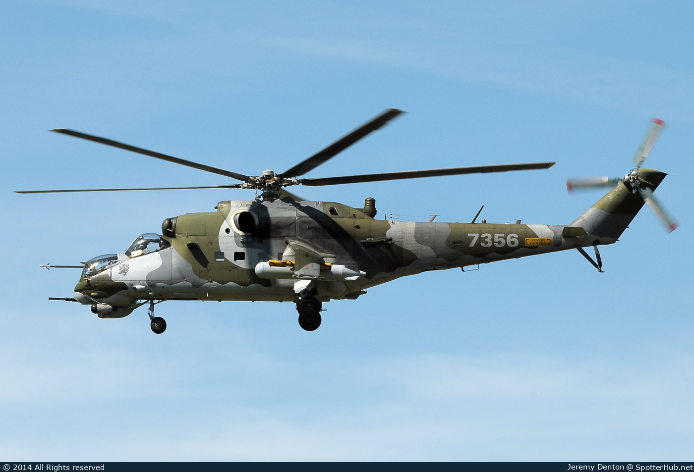 Photo of 7356 - Mil Mi-24V Hind-E operated by Czech Air Force