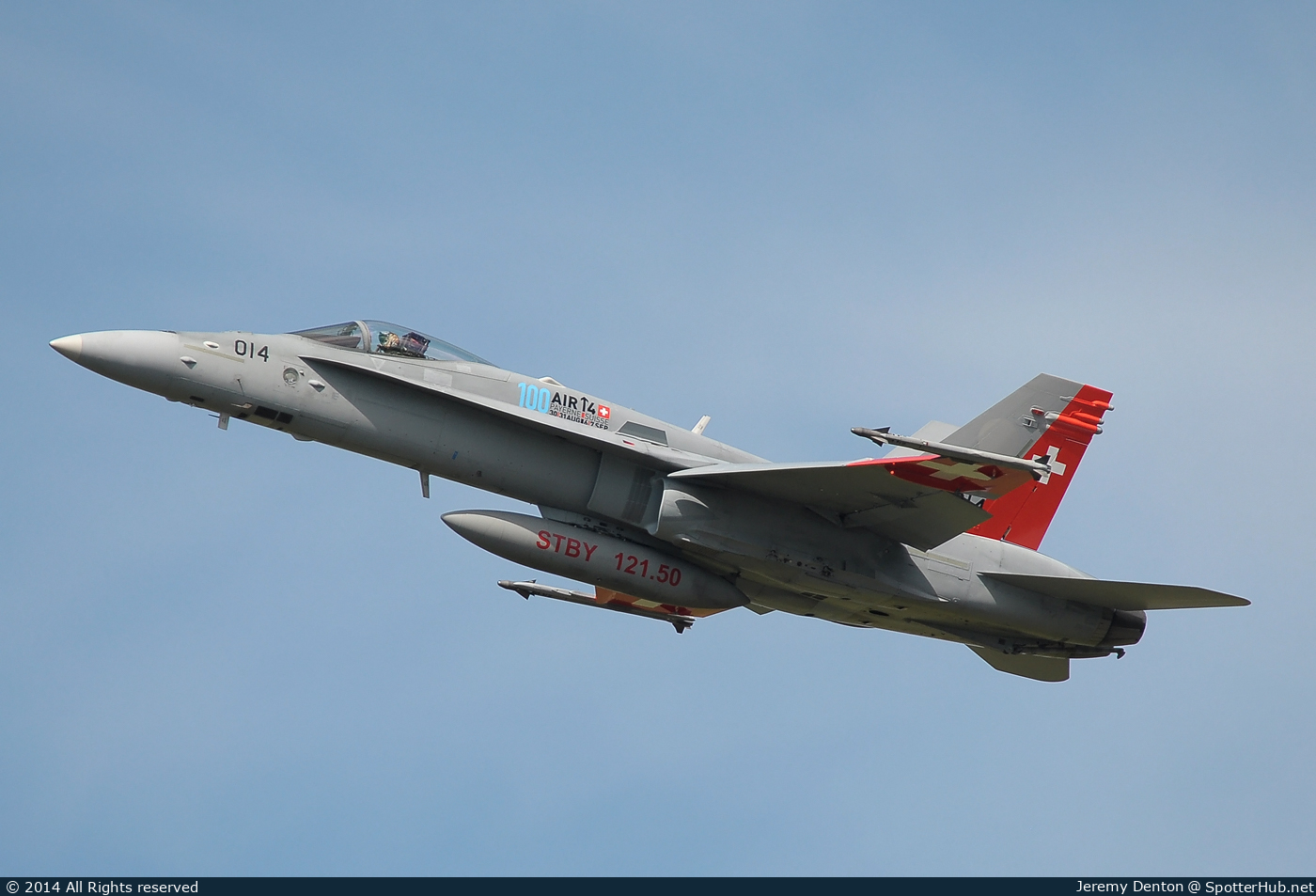 Photo of J-5014 - McDonnell Douglas F/A-18C Hornet operated by Swiss Air Force