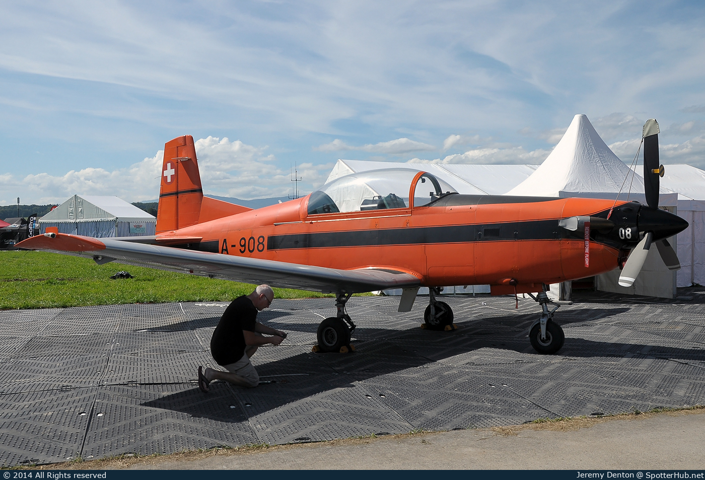Photo of A-908 - Pilatus PC-7 operated by Swiss Air Force