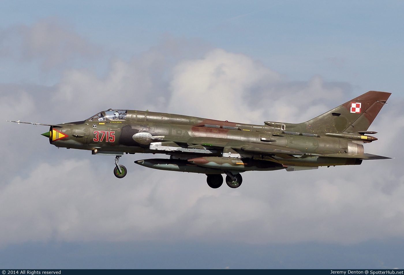 Photo of 3715 - Sukhoi Su-22M4 Fitter-K operated by Polish Air Force