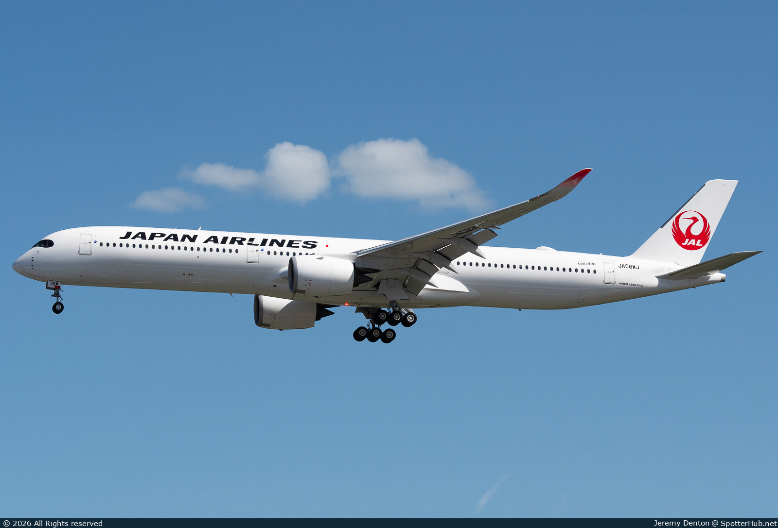 Photo of JA06WJ - Airbus A350-1041 operated by Japan Airlines