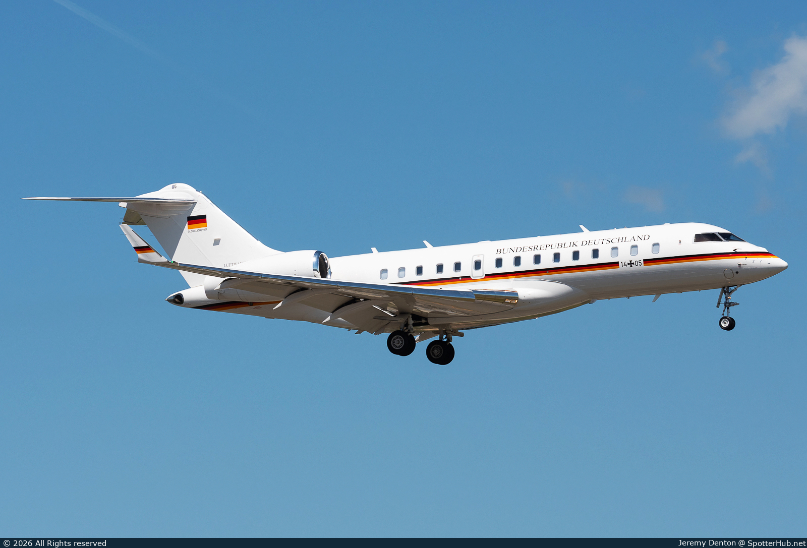 Photo of 14+05 - Bombardier Global 6000 operated by German Air Force