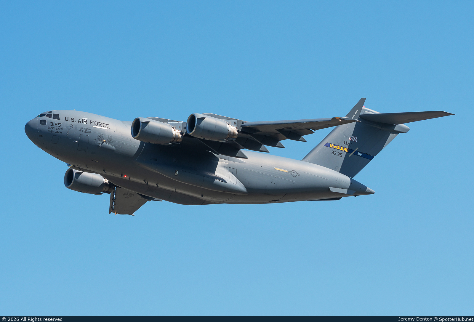 Photo of 03-3125 - Boeing C-17A Globemaster III operated by US Air Force