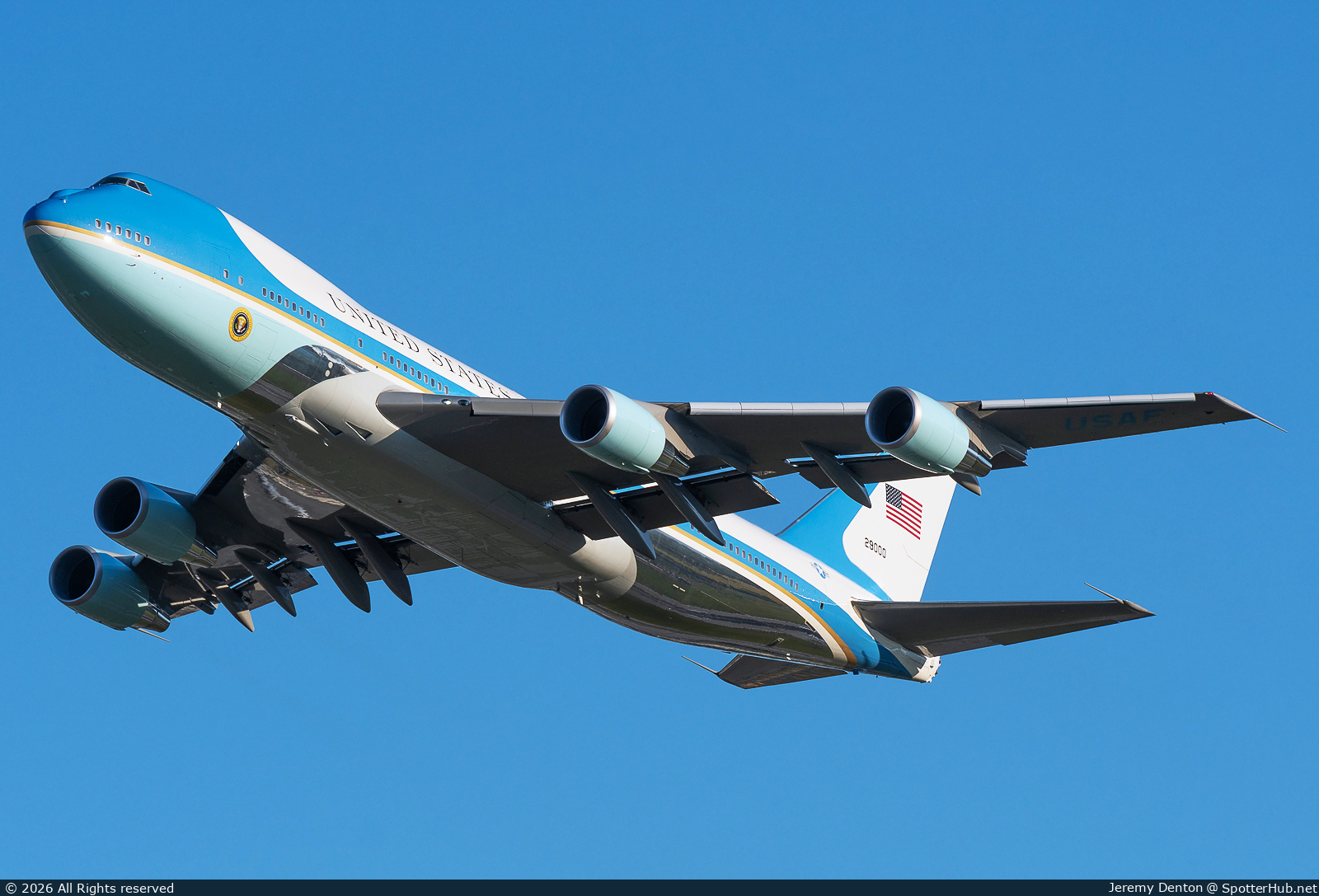 Photo of 92-9000 - Boeing VC-25A operated by US Air Force