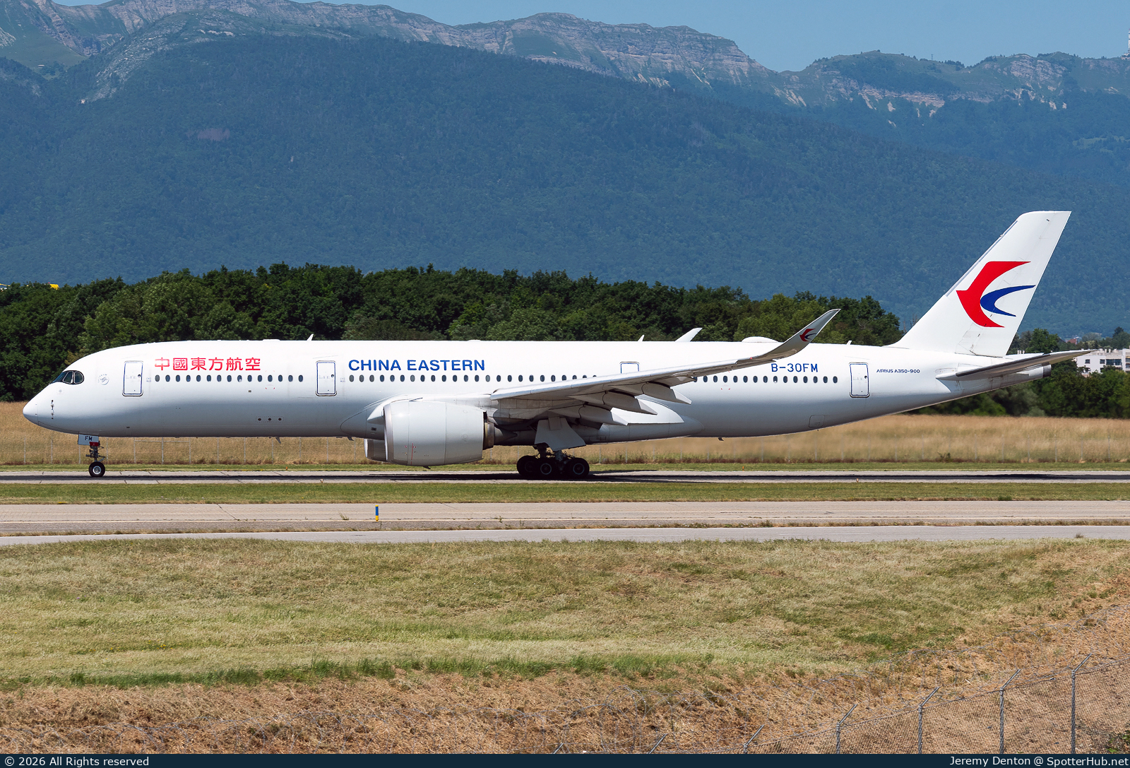 Photo of B-30FM - Airbus A350-941 operated by China Eastern Airlines