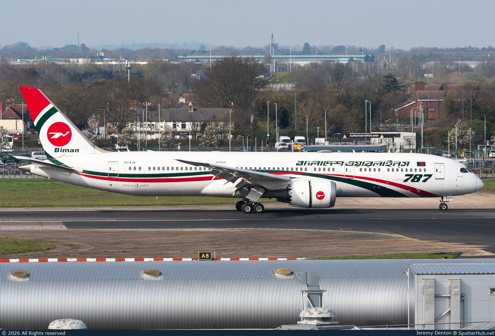 Photo of S2-AJX - Boeing 787-9 Dreamliner operated by Biman Bangladesh Airlines
