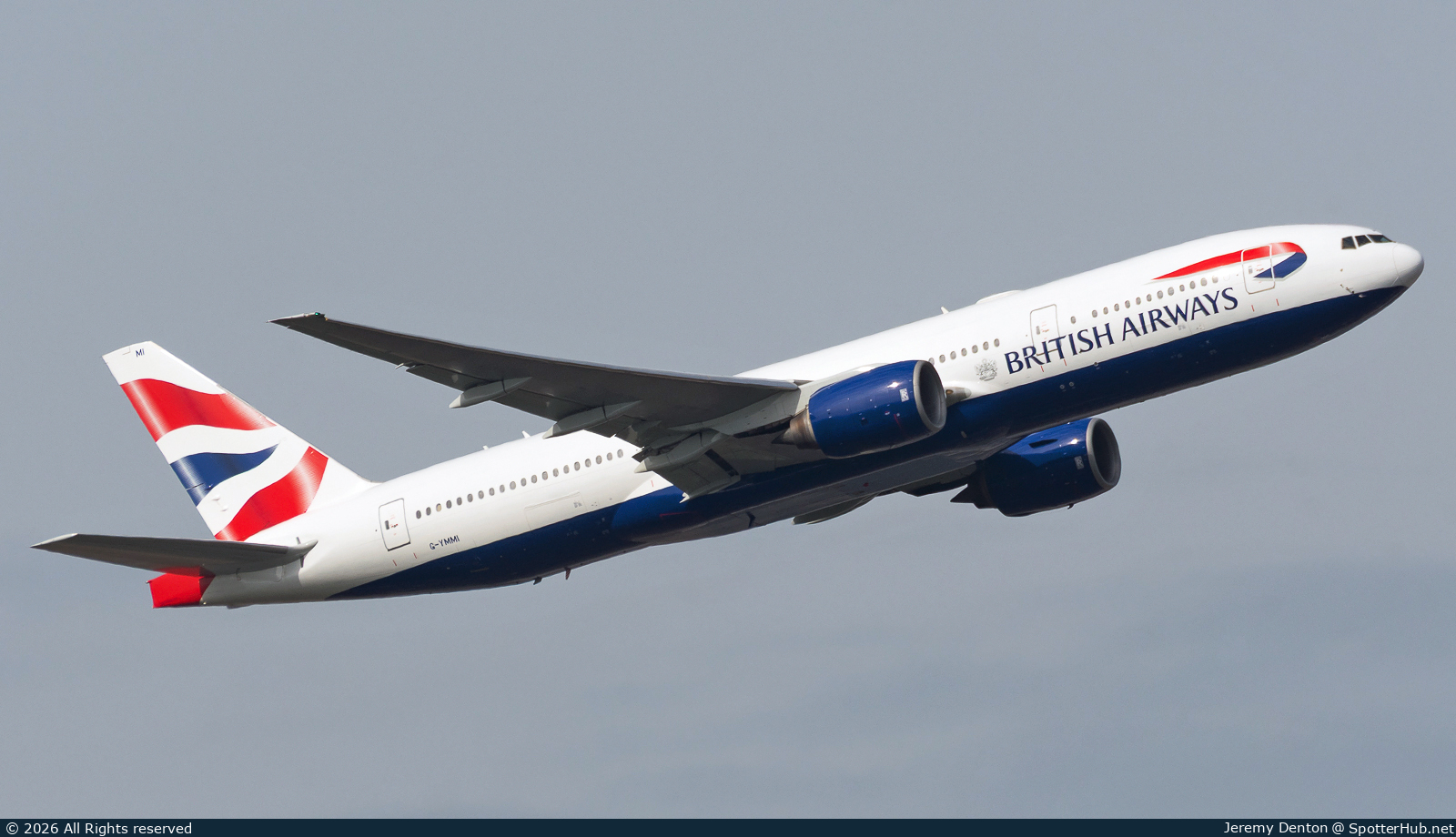 Photo of G-YMMI - Boeing 777-236(ER) operated by British Airways