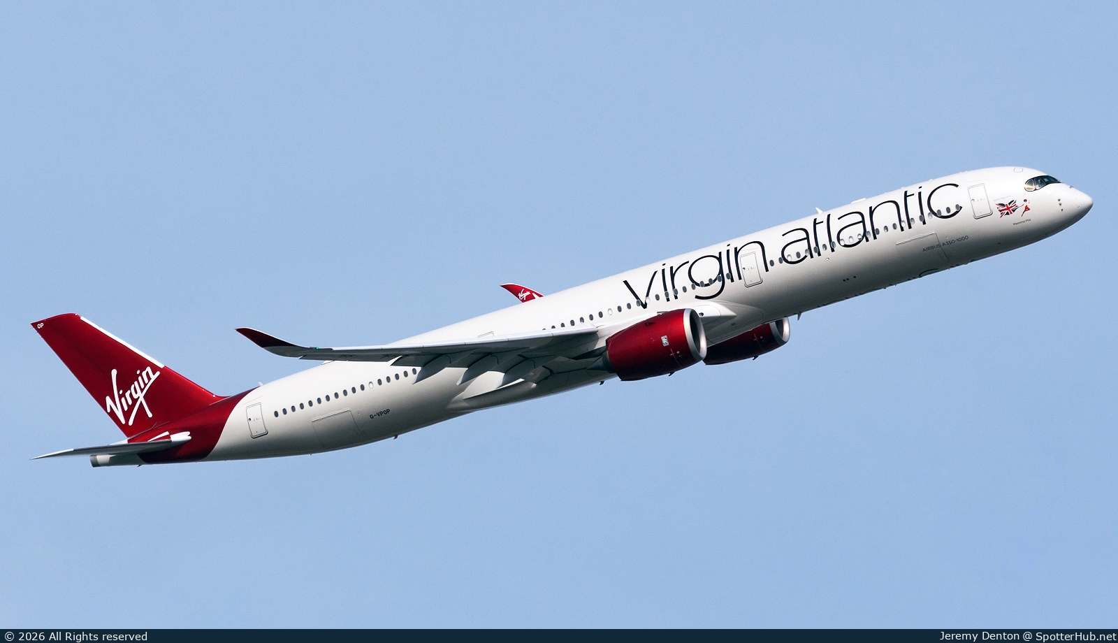 Photo of G-VPOP - Airbus A350-1041 operated by Virgin Atlantic Airways