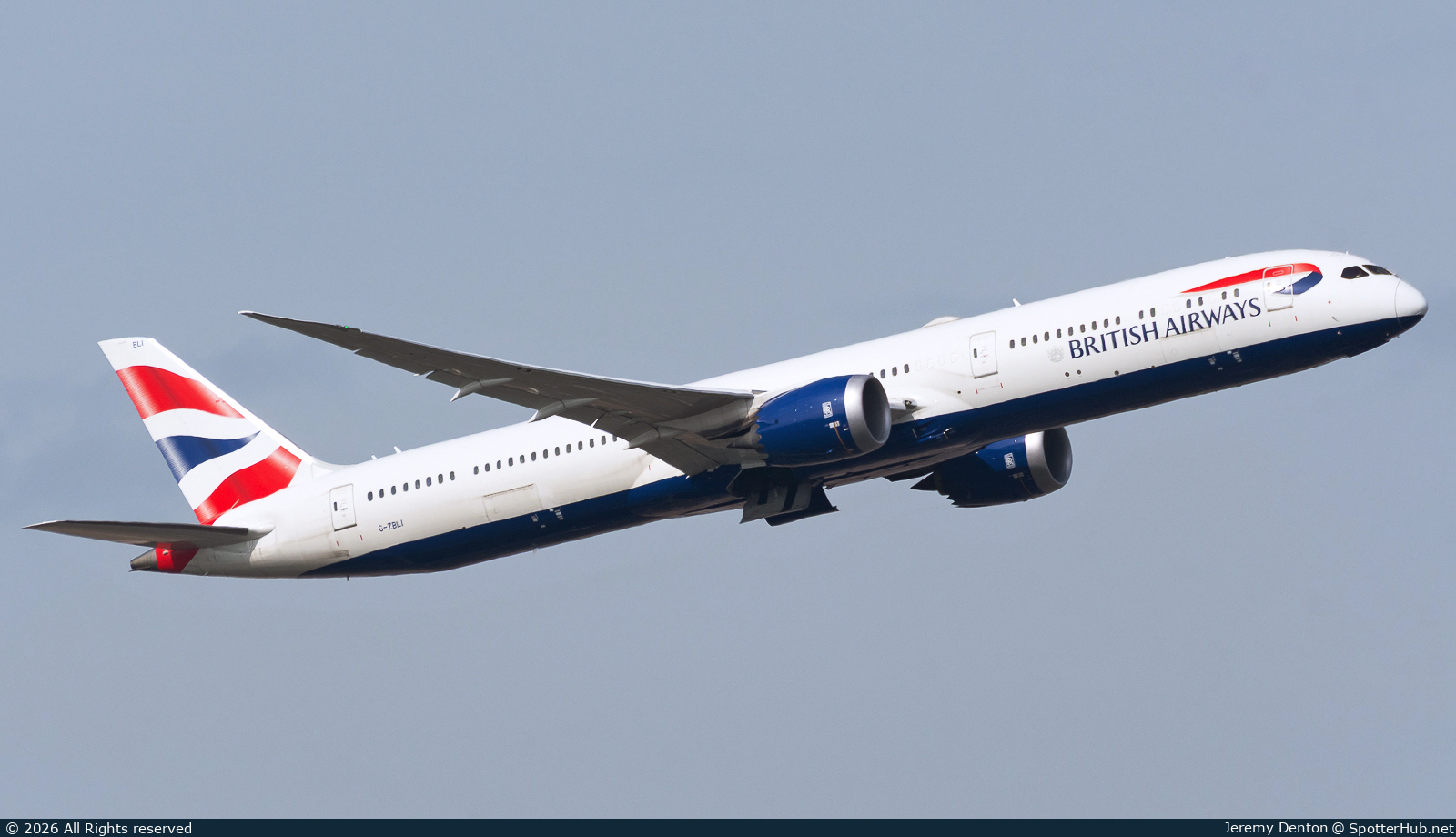 Photo of G-ZBLI - Boeing 787-10 Dreamliner operated by British Airways