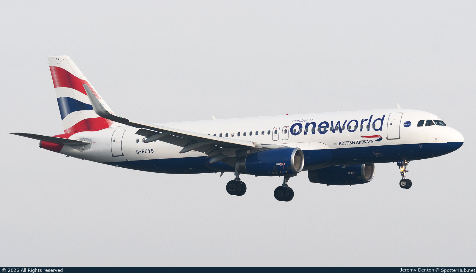 Photo of G-EUYS - Airbus A320-232 operated by British Airways
