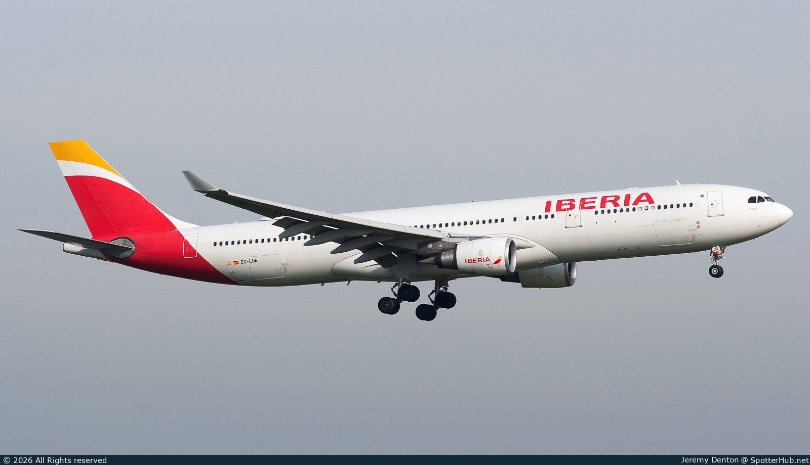 Photo of EC-LUB - Airbus A330-302 operated by Iberia