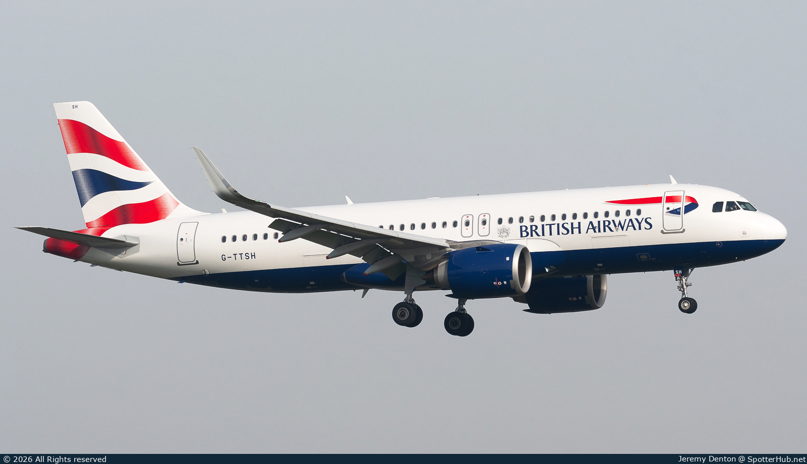 Photo of G-TTSH - Airbus A320-251N operated by British Airways