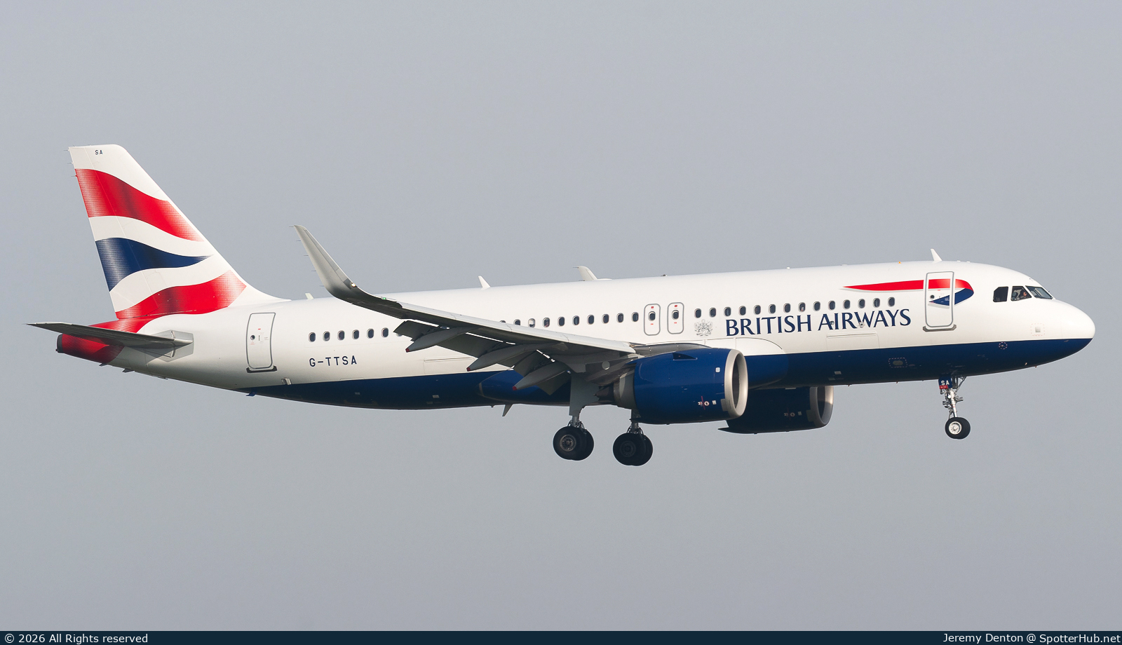 Photo of G-TTSA - Airbus A320-251N operated by British Airways