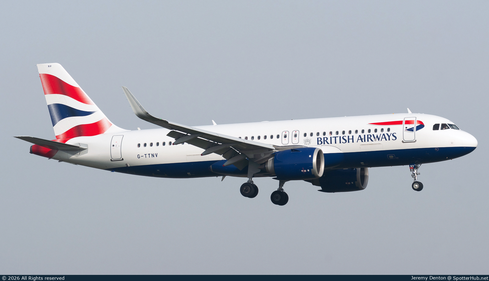 Photo of G-TTNV - Airbus A320-251N operated by British Airways