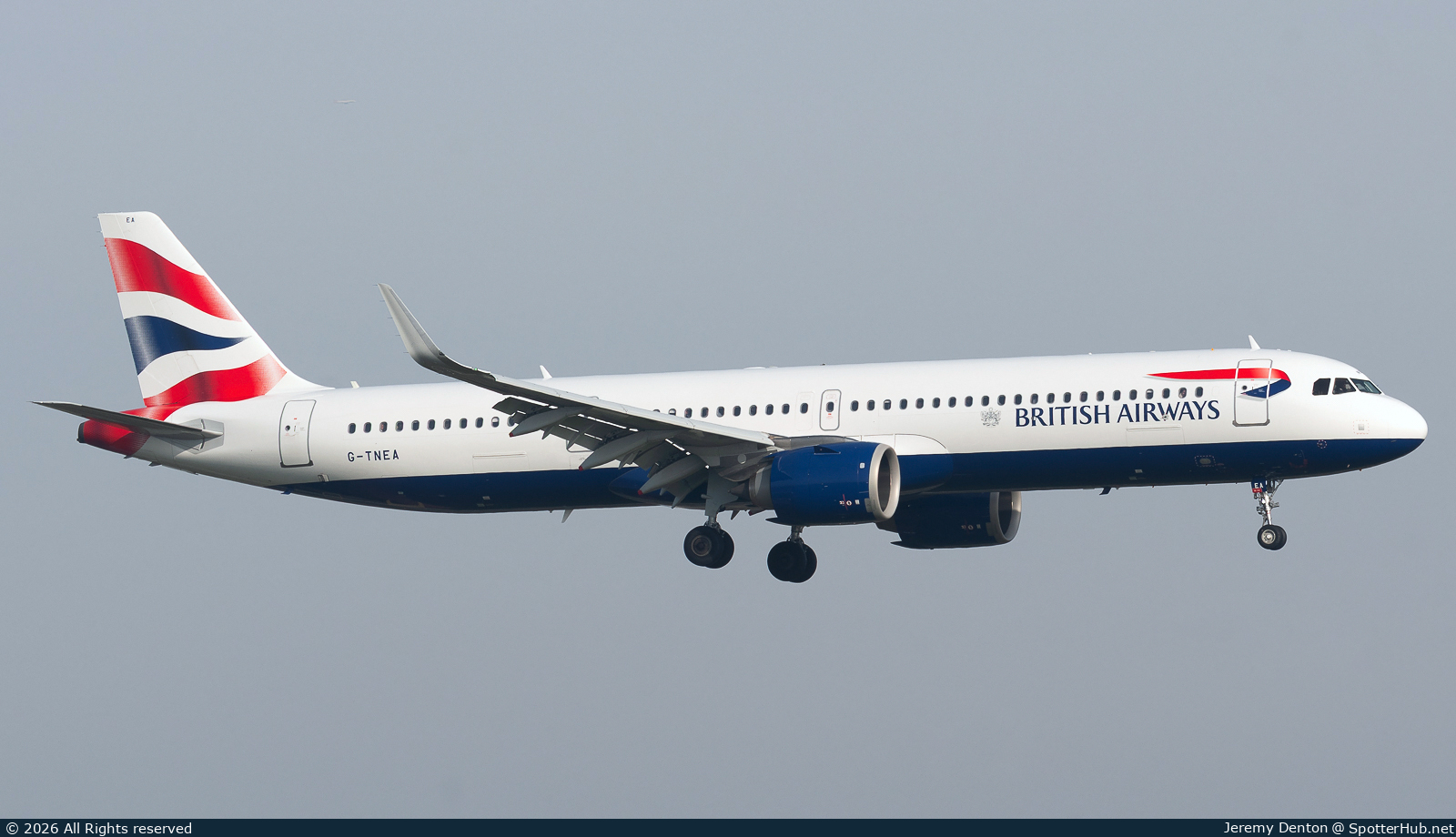 Photo of G-TNEA - Airbus A321-251NX operated by British Airways
