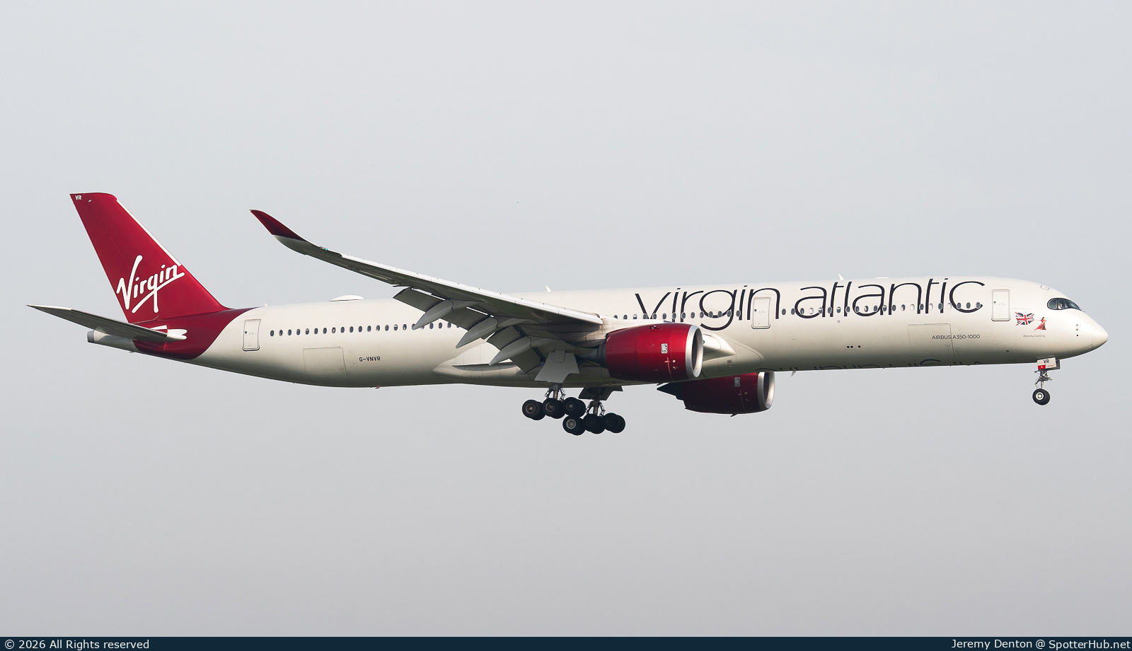 Photo of G-VNVR - Airbus A350-1041 operated by Virgin Atlantic Airways