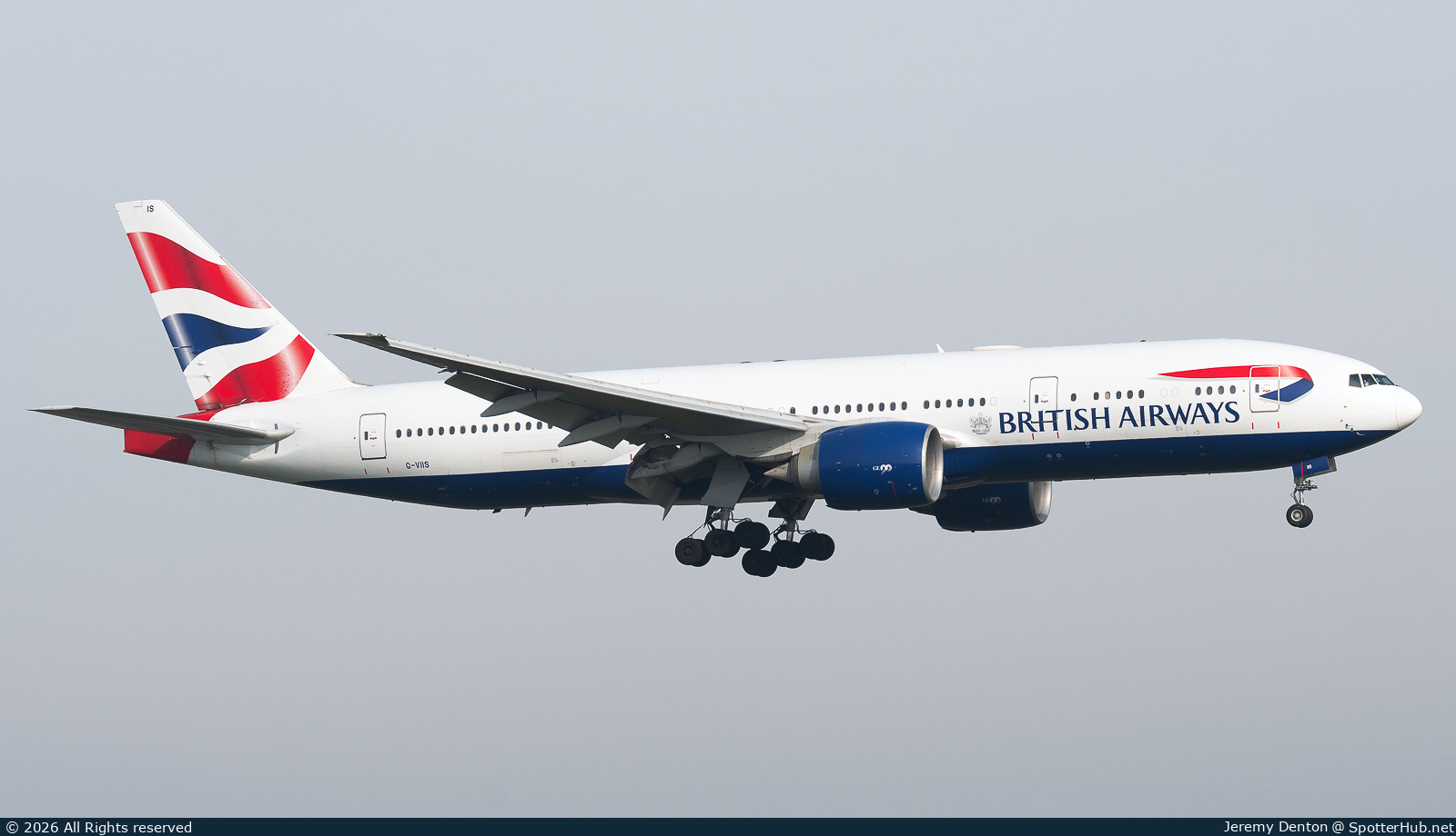 Photo of G-VIIS - Boeing 777-236(ER) operated by British Airways