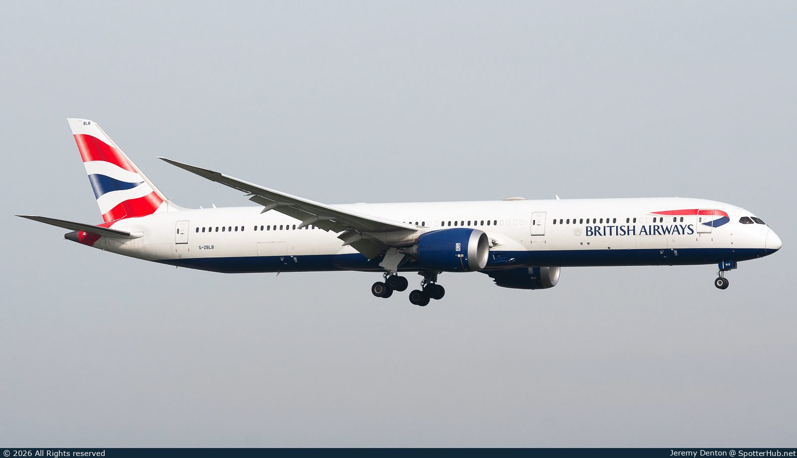 Photo of G-ZBLB - Boeing 787-10 Dreamliner operated by British Airways