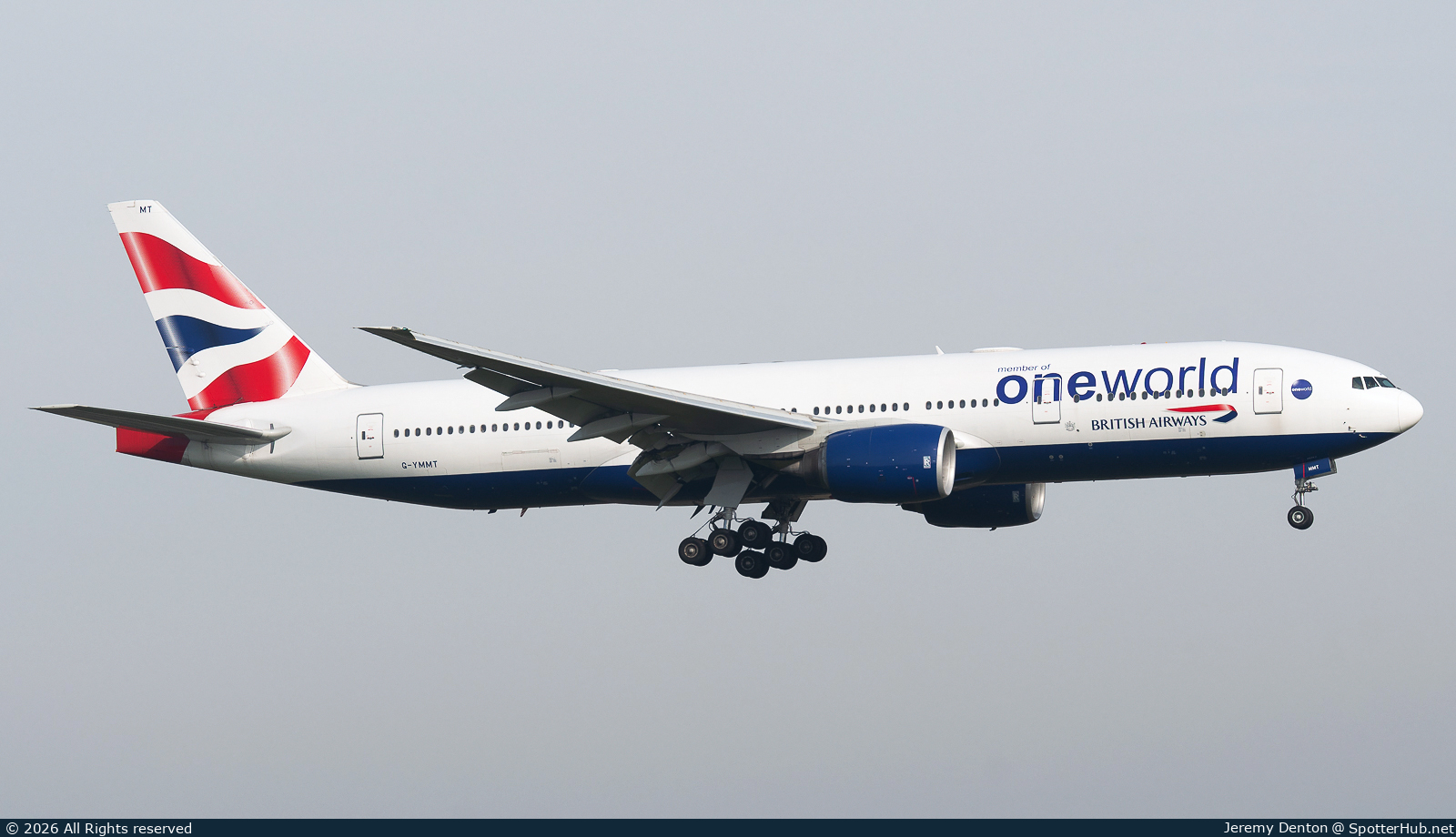 Photo of G-YMMT - Boeing 777-236(ER) operated by British Airways