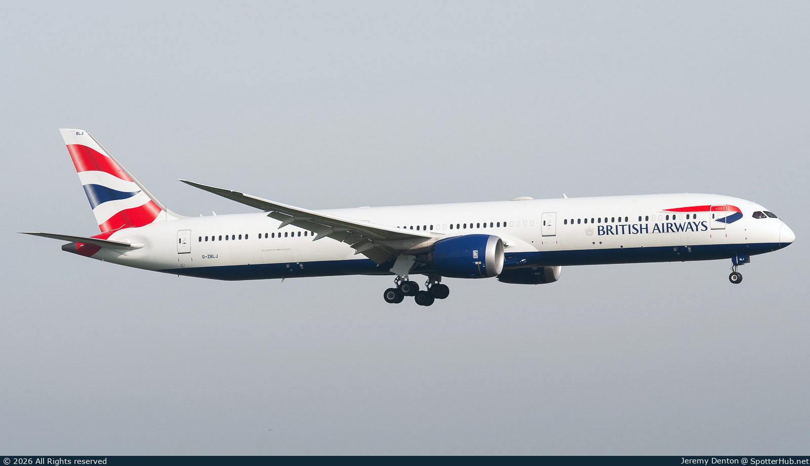 Photo of G-ZBLJ - Boeing 787-10 Dreamliner operated by British Airways