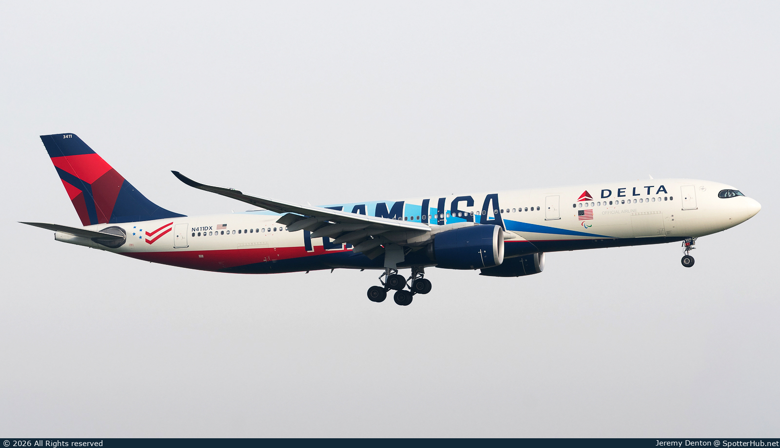 Photo of N411DX - Airbus A330-941 operated by Delta Air Lines