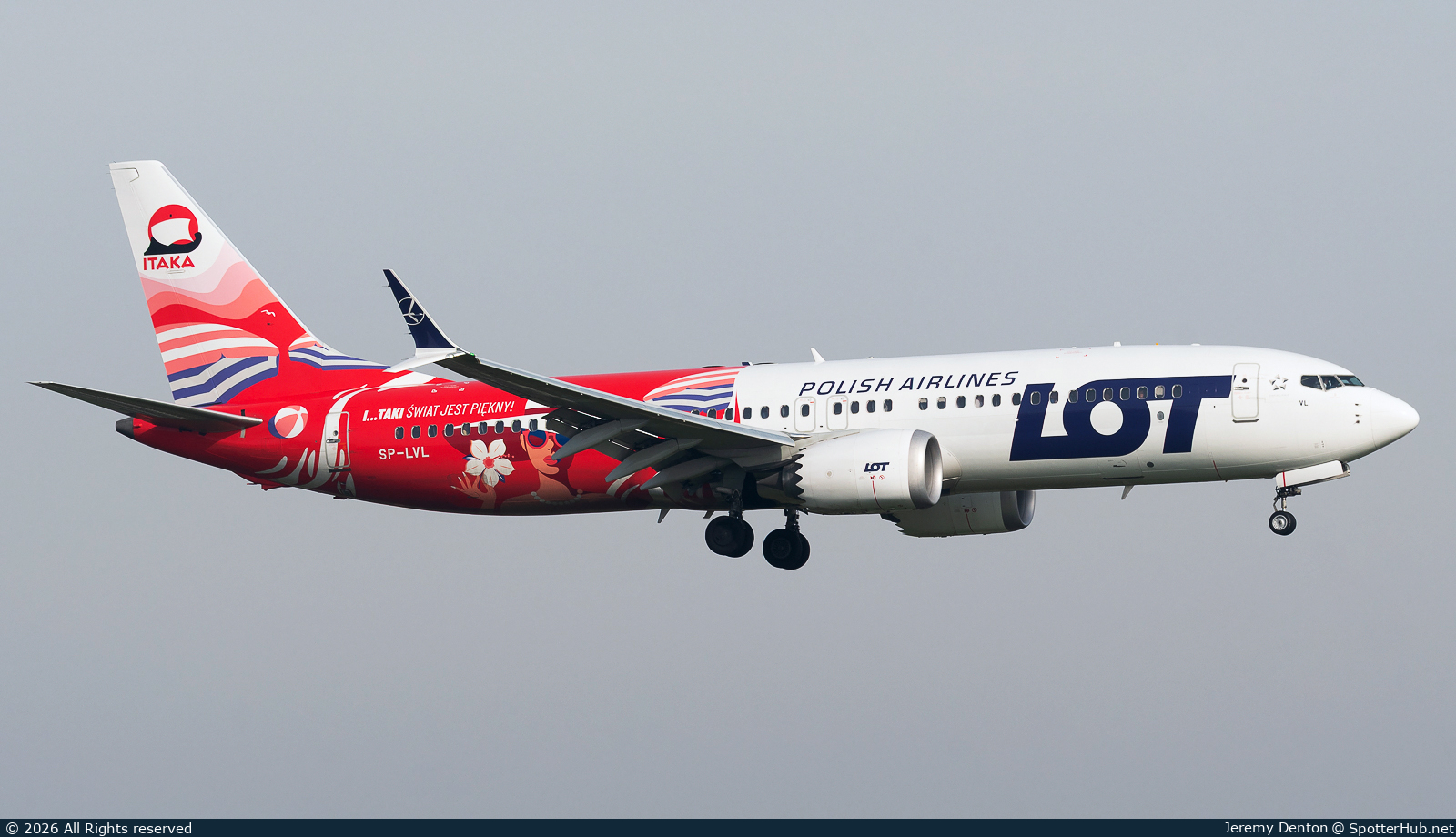 Photo of SP-LVL - Boeing 737 MAX 8 operated by LOT Polish Airlines