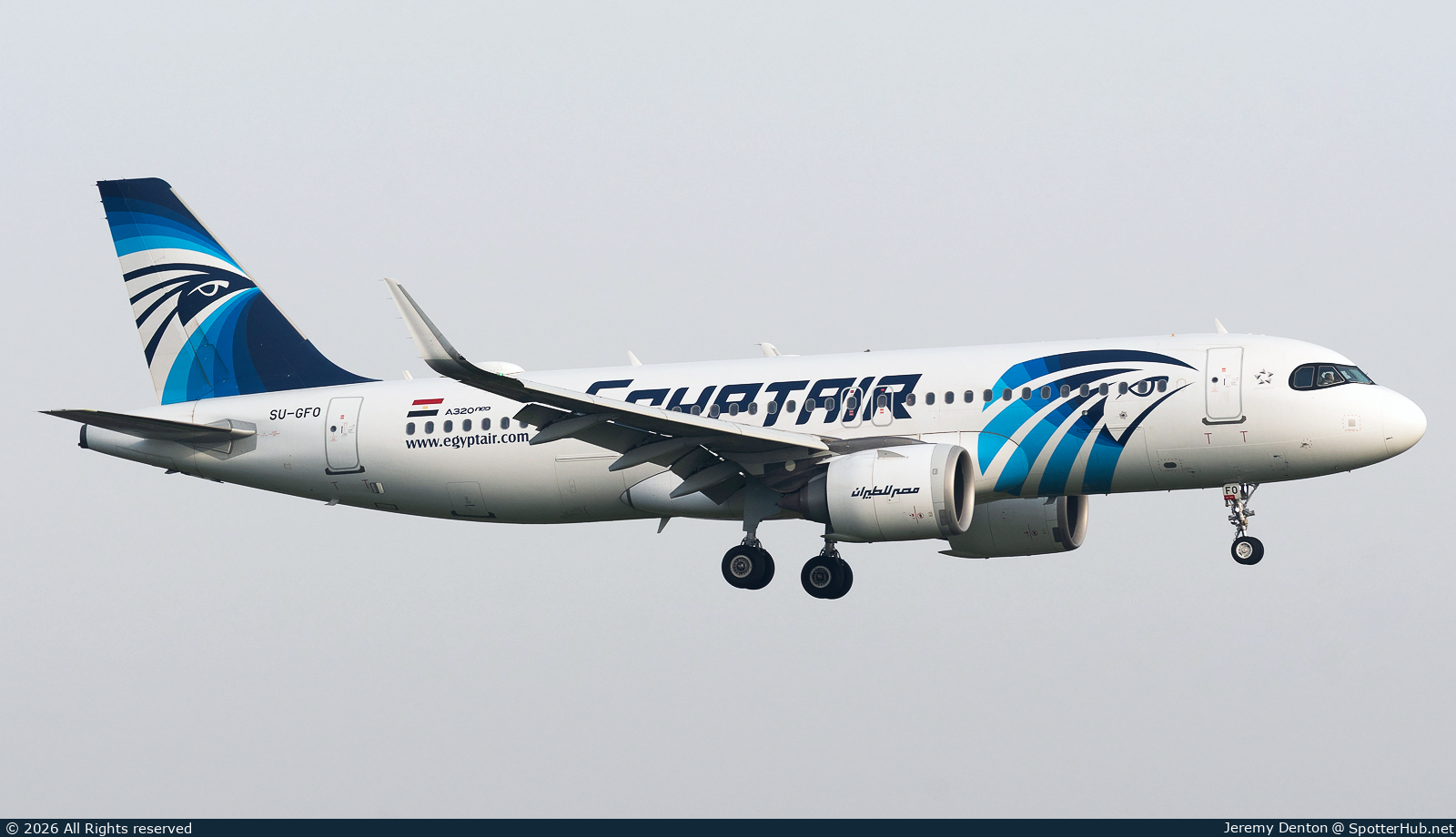 Photo of SU-GFO - Airbus A320-251N operated by Egyptair