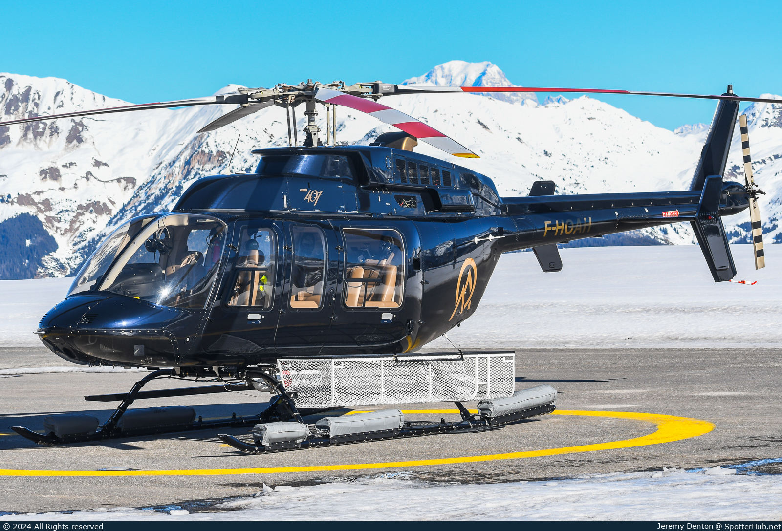 Photo of F-HOAH - Bell 407 operated by Alpes Hélicoptères