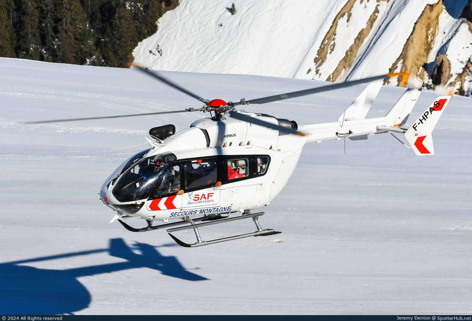 Photo of F-HPAS - Eurocopter EC145 operated by SAF Hélicoptères