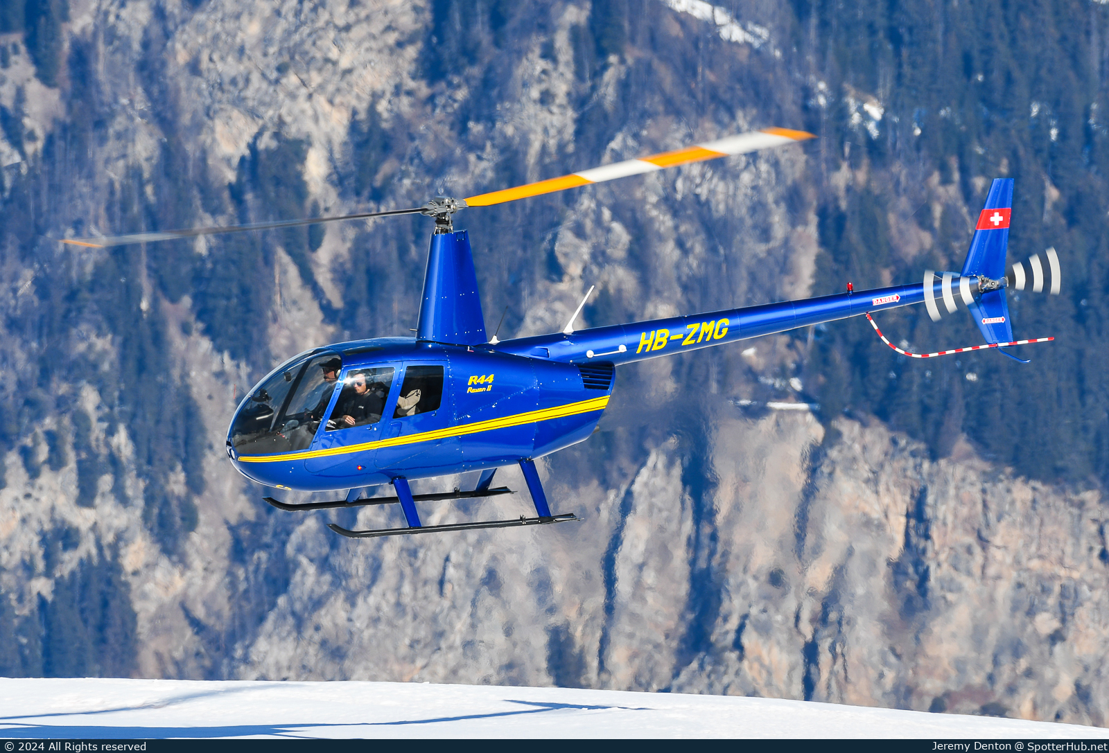 Photo of HB-ZMG - Robinson R44 Raven II operated by Mountainflyers
